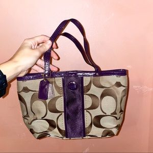 Coach hand bag